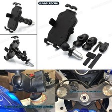 Universal Motorcycle Navigation Phone Holder Mount 14–19mm Triple Tree Stem Yoke