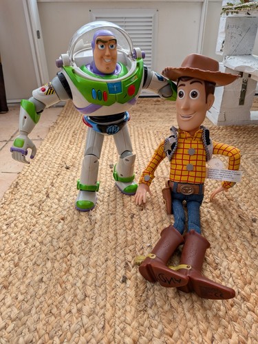 Buzz lightyear and woody toy - and,