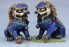 Old Fengshui bronze Cloisonne