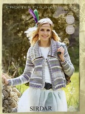 Sirdar Crofter knitting
