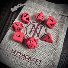 Red Matte Dice | Retro