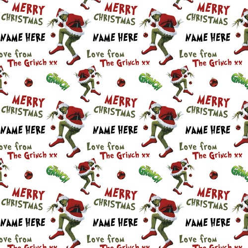 Grinch christmas wrapping - christmas,