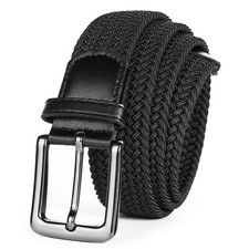 Golf Belt Men Elastic Braided