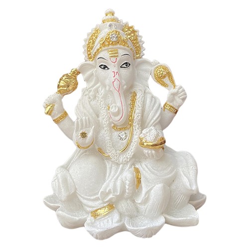Resin ganesha statue blessing - resin,
