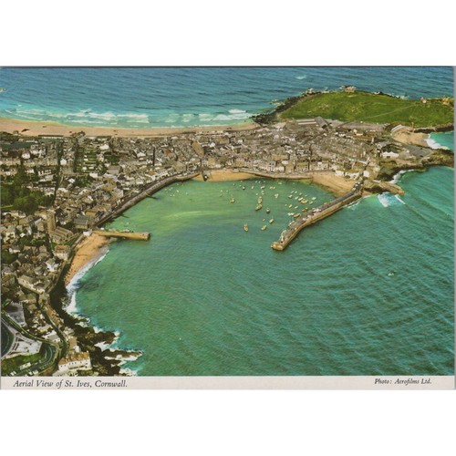 Postcard aerial view - view, of