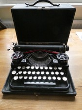 Rare Underwood Portable Typewriter 3 Rows VINTAGE From 1920's