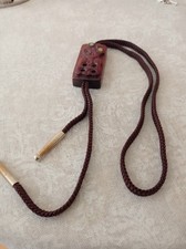 Carved Rotorua New Zealand Maori Style Wood Pendant Necklace 70cm