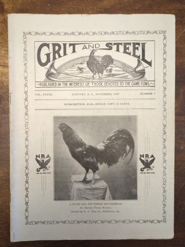Vintage grit and steel - "grit,