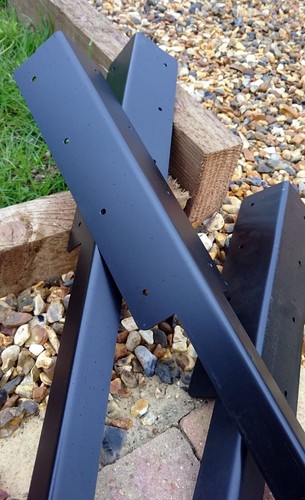 Tier corner timber - 2-tier, railway