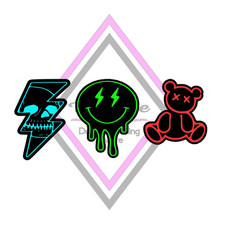 Car decal, lightening bolt