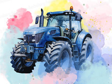 Tractor Farm Cake Topper