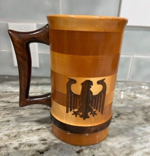 Handmade wooden stein - handmade,