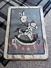 Turkish Bunny Bear Small Wool Rug