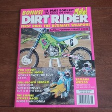 DIRT RIDER JUNE 1992 KX500