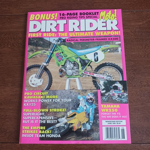 Dirt rider june - dirt, 1992