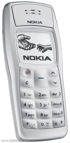 Nokia 1101 light silver - nokia,