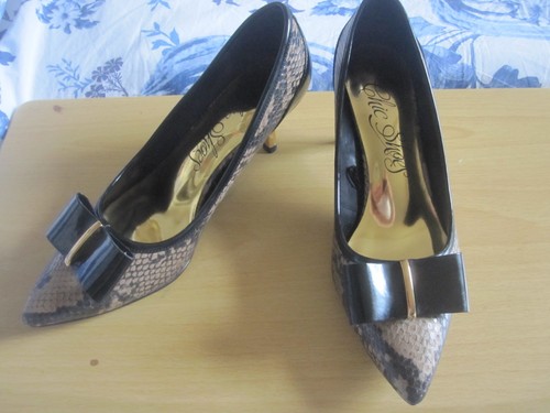 Faux leather shoes size - faux,