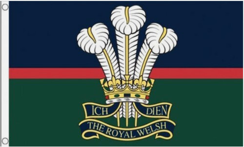 Royal welsh regiment flag - royal,