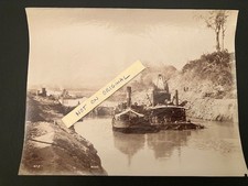 Panama Canal Construction, 1885 Cemetery etc. - Four 19th Century photographs