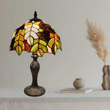 Tiffany style table - table, lamp