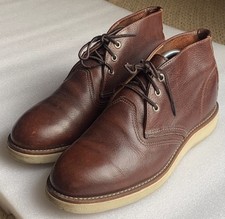 Red Wing brown leather boots. Size 8. Paid £280