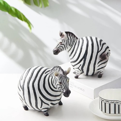Fat zebra ornament - fat,