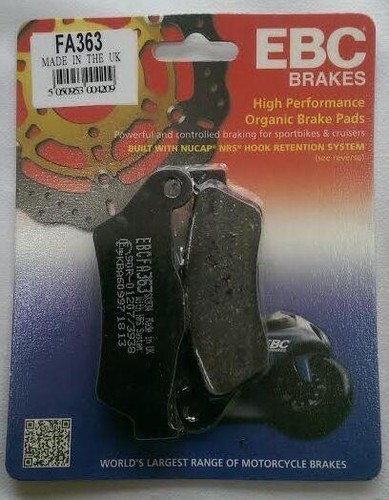 Ebc rear brake pads - ebc, fa363