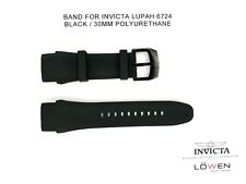 Authentic Invicta Lupah 6724 Black Polyurethane 30mm Watch Band