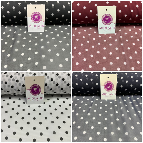 Polka dot spot sheer flowy - dot,