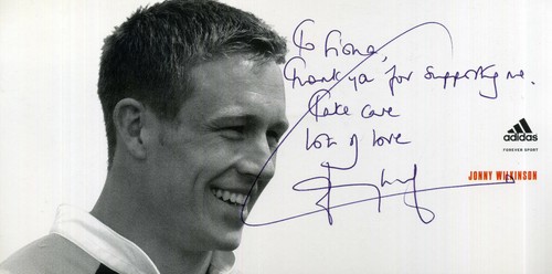Jonny wilkinson signed - jonny,