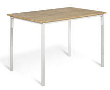 Home Bolitzo 4 Seater Dining Table - White | Modern Kitchen Dining Room