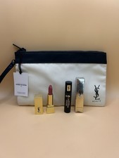 YSL Yves Saint Laurent minis bundle Beaute Make Up/Clutch Bag lipstick mascaraBN