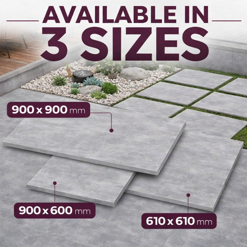 Porcelain paving slabs light - porcelain,