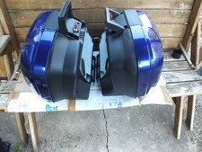 Honda OEM 33 litre panniers  blue to fit VFR800 V-tec new old stock with 4 keys