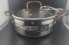 David Burke Geo Clad 3-qt  8" Tri-ply Heavy Stainless Steel Casserole PFAS free