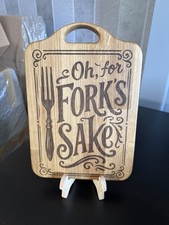 Solid Oak Chopping Board Laser