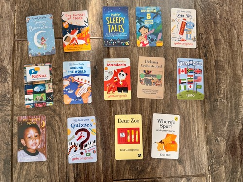 Yoto cards bundle x14 dear - yoto,