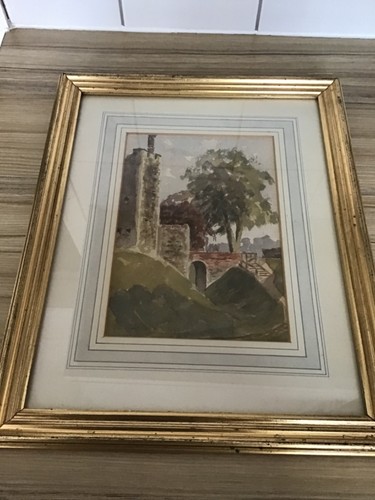 Framlingham castle watercolour