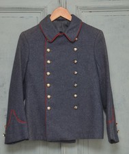 Women's Vintage Military Blue Wool Jacket Size 8