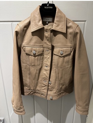 Reiss piper leather - reiss, trucker