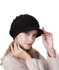 Black Knit Beanie Cap – Cozy