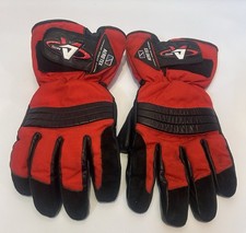 Motorcycle Gloves Akito Super Vent Red And Black Leather Waterproof Windproof XL