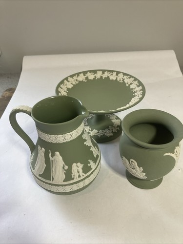Wedgwood sage green jasperware - wedgwood,