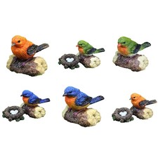 Miniature Small Bird Figurine