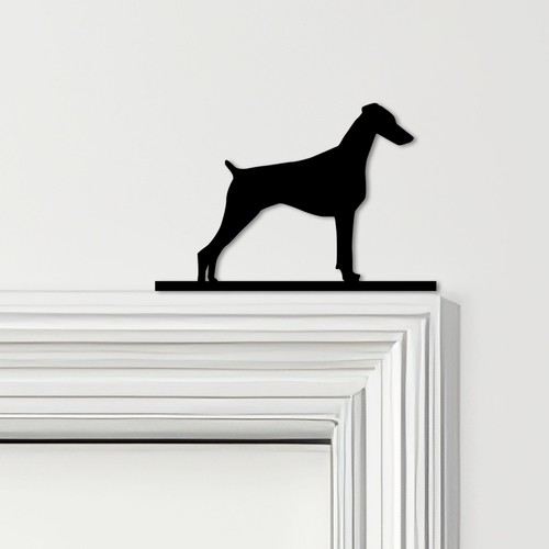 Door topper doberman dog - doberman,
