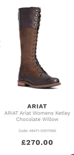 Ariat ketley country boots - ariat,