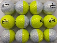 12 SRIXON Z STAR / XV DIVIDE GOLF LAKE BALLS  WHITE-YELLOW  PEARL / GRADE A
