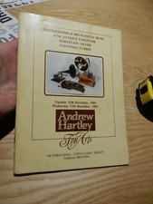 tired condition hartley   AUCTION CATALOGUE   MUSIC  etc   12 dec 1989 