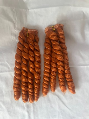 Doll hair for rerooting ginger