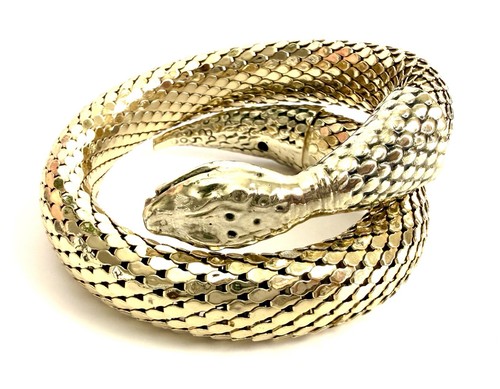 Vintage snake bracelet - snake,